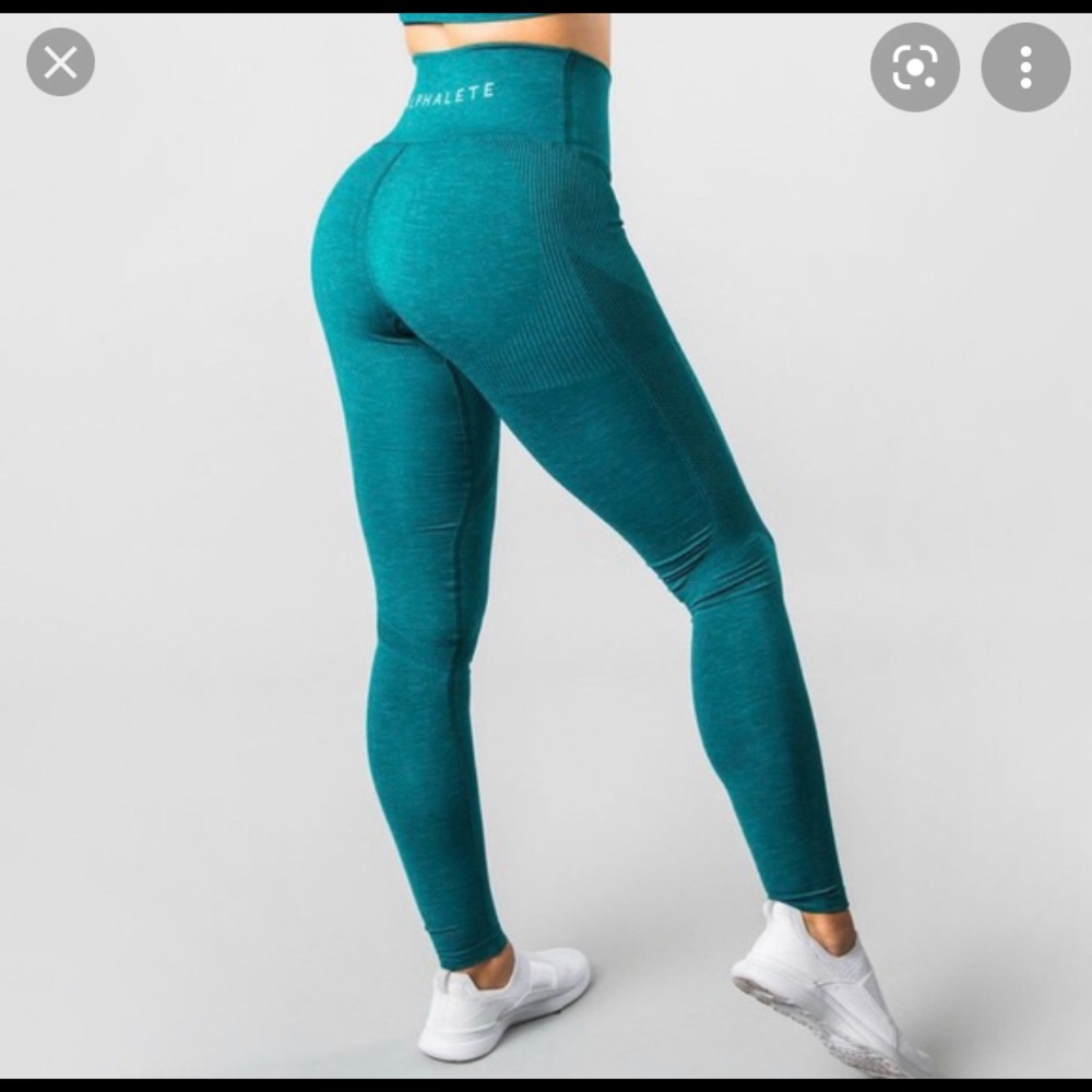 Alphalete aero leggings in teal